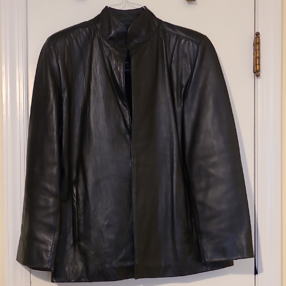 Women's Black Leather Jacket